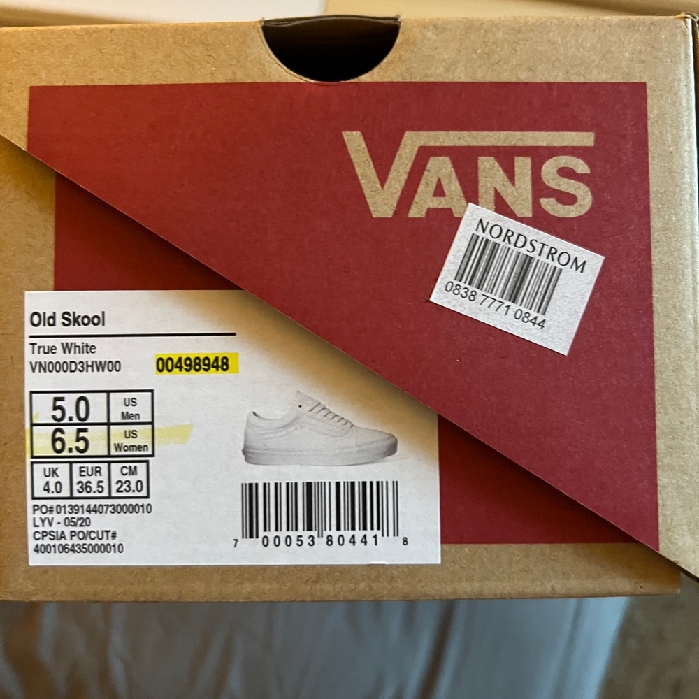 Vans Old Skool True White Shoes